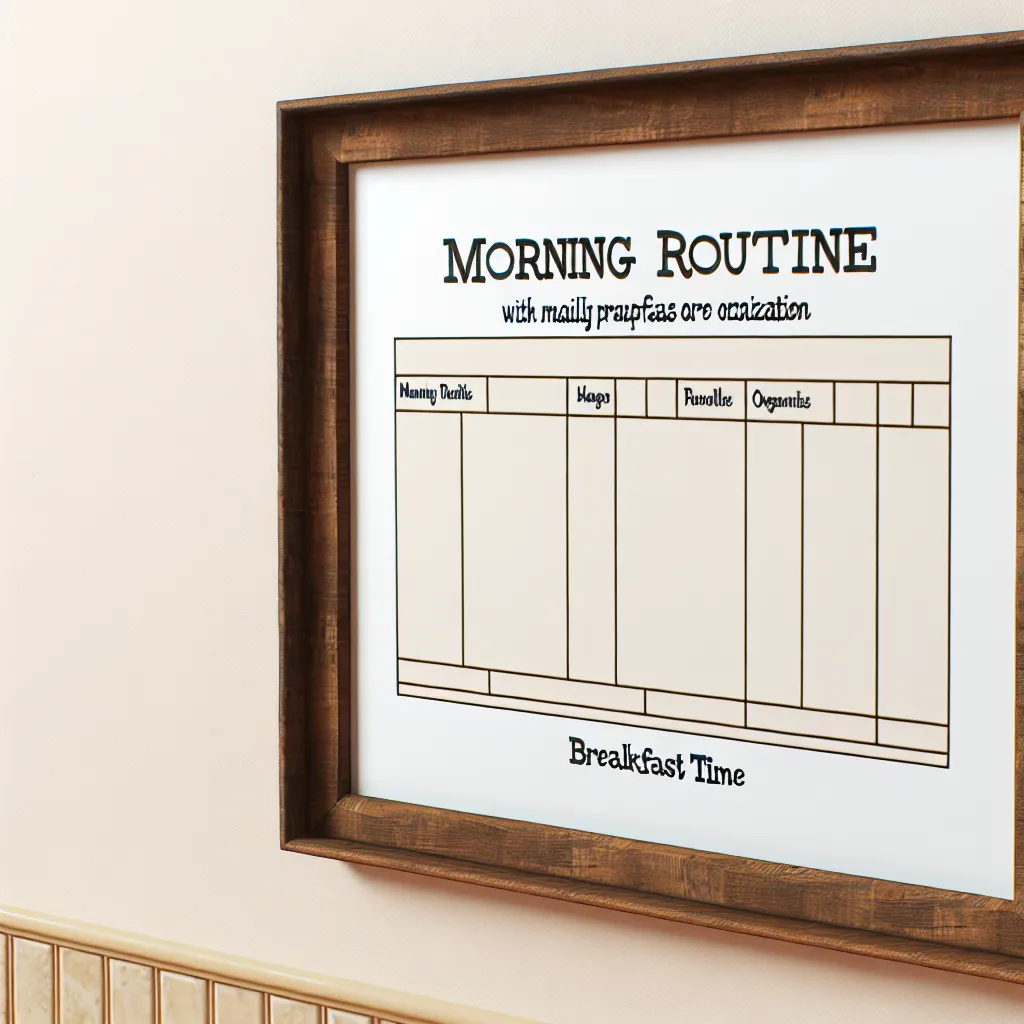 Morning routines